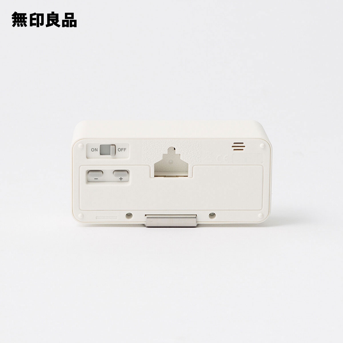 【小】デジタル時計・（アラーム機能付）・ホワイト／型番：MJ‐DCSW1