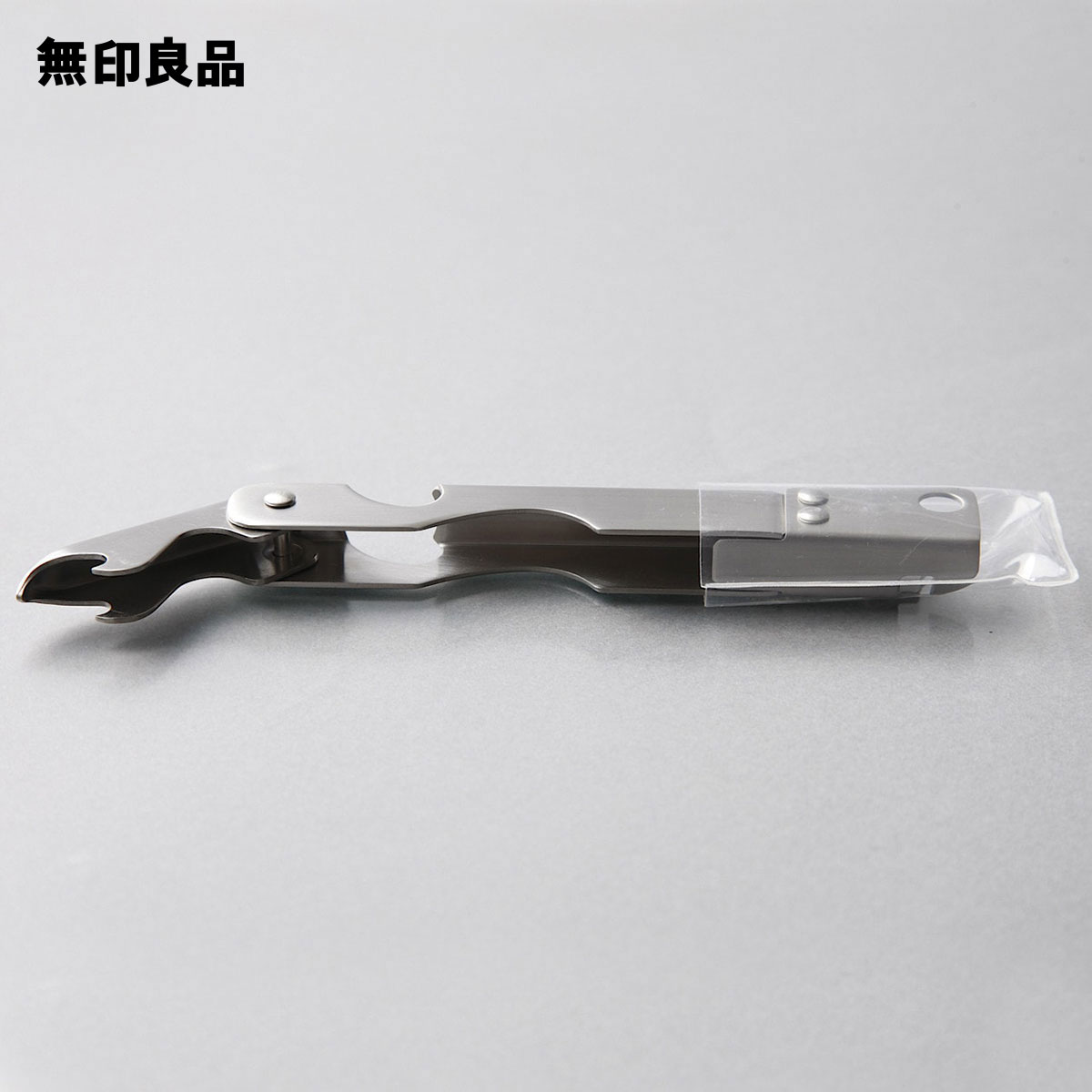 ステンレス 三徳缶切り・約長さ12．5cm