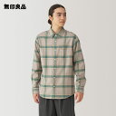 【無印良品 公式】紳士 両面起毛フランネル長袖シャツ