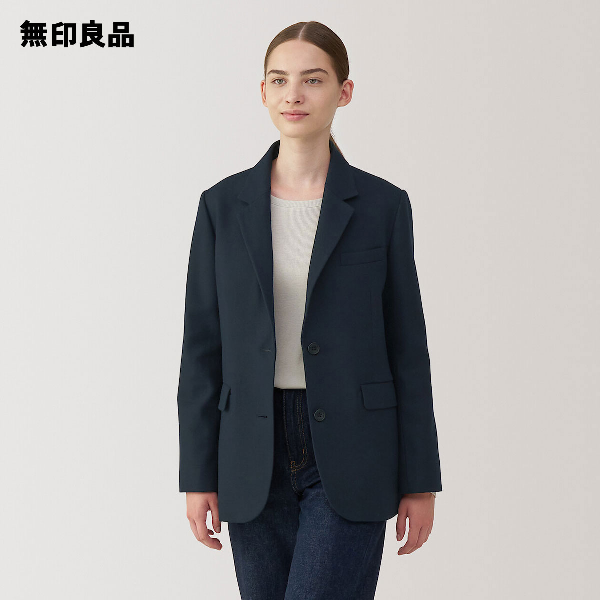 【無印良品 公式】婦人 起毛テーラードジャケットのサムネイル