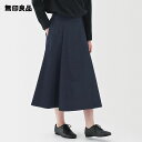 【無印良品 公式】婦人 ストレッチライトオンスデニムフレアスカート・ダークネイビー