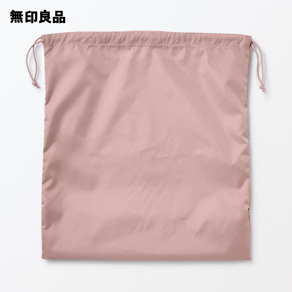 ポリエステルメッシュ巾着　ダブルタイプ・L　約34×37×14cm