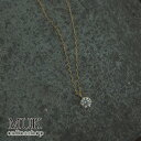 ネックレス プチペンダント プチペン ジュエリー jewelry イエローゴールド 金 10金 K10 シンプル キュービックジルコニア 日本製 made in Japan ルミナスジルコニアプチペンダント cucia