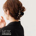 【限定★最大600円クーポン】 バンスクリップ ヘアクリップ バンス ビジュー フロッキー 秋冬 クラシカル クラシック アンティーク レディース 女性 アクセ...