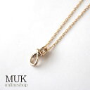 ネックレス プチペンダント プチペン シンプル 日本製 madeinjapan 金属アレルギー ニッケルフリー ノットラインプチペンダント【MUK】