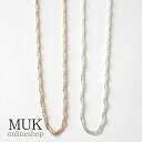 ネックレス チェーンネックレス チェーン シンプル 日本製 madeinjapan 金属アレルギー ニッケルフリー スクリューチェーンネックレス【MUK】