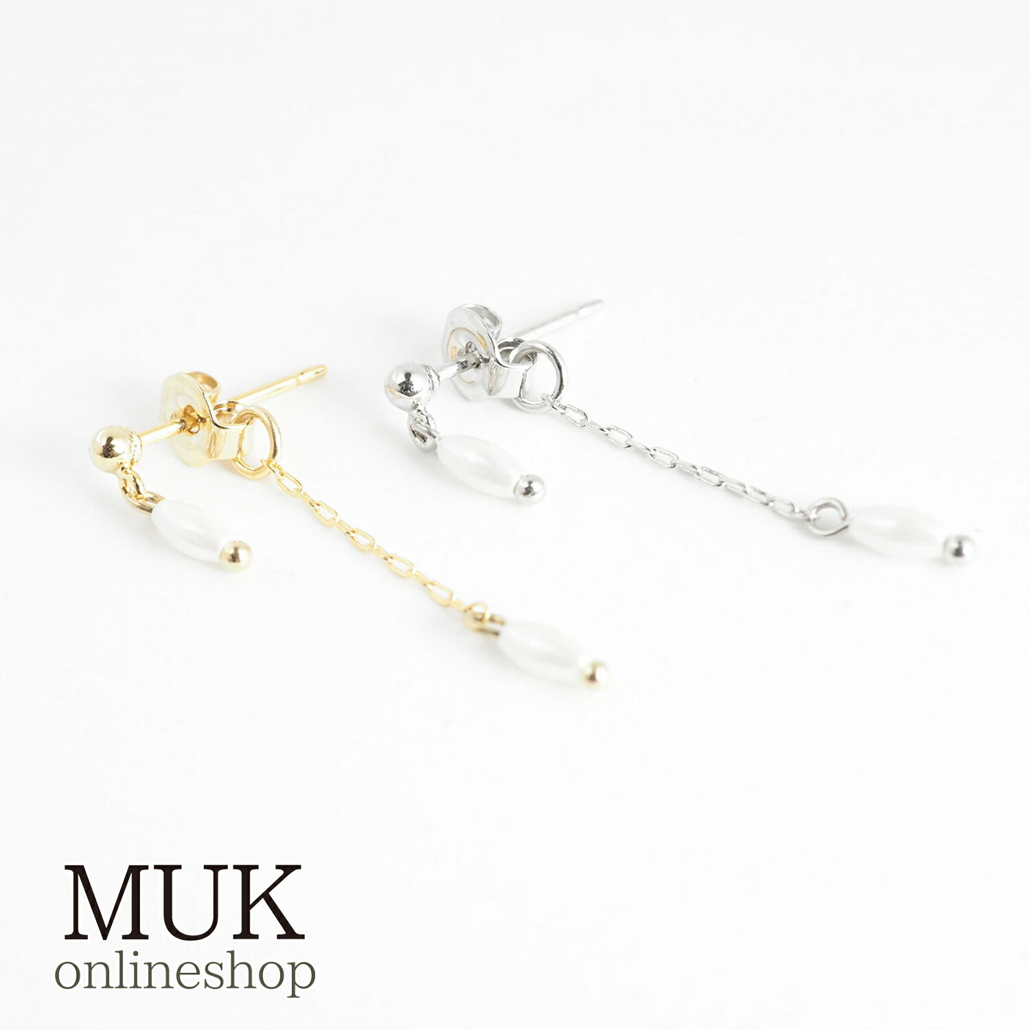 ドロップパール バックキャッチ ピアス ニッケルフリー 金属アレルギー対応 日本製 ピアス レディース しずく 真珠 華奢 揺れる 上品 エレガント ギフト クリスマスプレゼント(4)