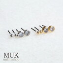 ピアス 純チタン チタン チタンポスト チタンピアス 金属アレルギー キュービック ピュアチタン ゴールド シルバー セット シンプル muk プレゼント ギフ...