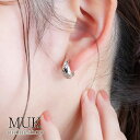 イヤリング ノンホールイヤリング 金属アレルギー対応 ニッケルフリー 痛くない 落ちない 痛くなりにくい 小ぶり 華奢 シンプル 上品 カジュアル メタル フープ ゴールド シルバー 日本製 muk プレゼント ギフト