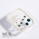 ピアス 樹脂 金属アレルギー 樹脂ポスト 樹脂ピアス 5mm セット クリア ホワイト ピンク ブルー ブラック グリーン イエロー レッド グレー マルチ 日本製 muk プレゼント ギフト