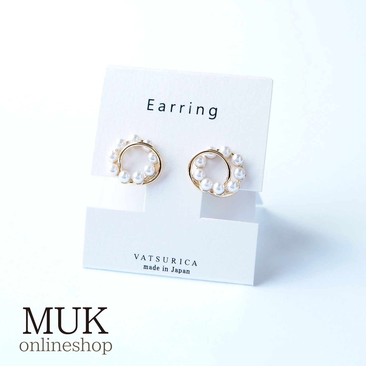 イヤリング 痛くない 痛くならない 日本製 madeinjapan ラウンドメタルイヤリング 軽い メタル シンプル ゴールド パール muk プレゼント ギフ...