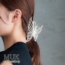 バタフライラインドローイングヘアクリップ muk プレゼント ギフト