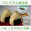 プレミアム青玄米1kg(500g×2袋) 玄米1kg 若玄米