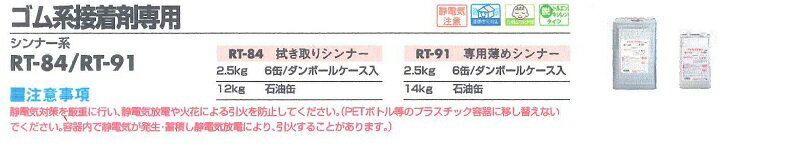 アイカ工業アイカ アイボンゴム系接着剤専用RT-84ふき取りシンナー （12kg）