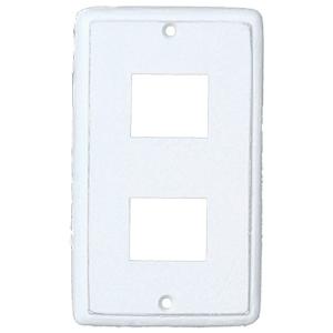 RusticDeco スイッチプレート 2穴 D WH W72×H120 【コンセントカバー スイッチカバー スイッチプレート..