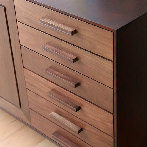 旭川家具 Create Furniture クリエイトファニチャー W&B サイドボード 国産家具 無...