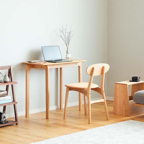府中家具 DENTO 伝統工芸 LISCIO リッショ デスク 国産家具 無垢 ワークデスク レッドオーク ウォールナット チェリー
