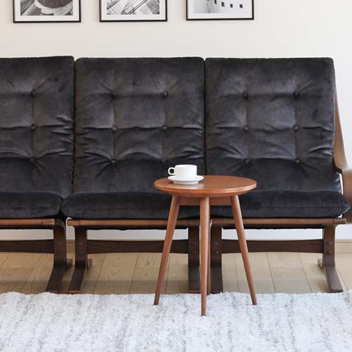 徳島家具 Fuji furniture 冨士ファニチア nagi ナギ サイドテーブル 国産家具 無垢 サイドテーブル オーク ウォールナット