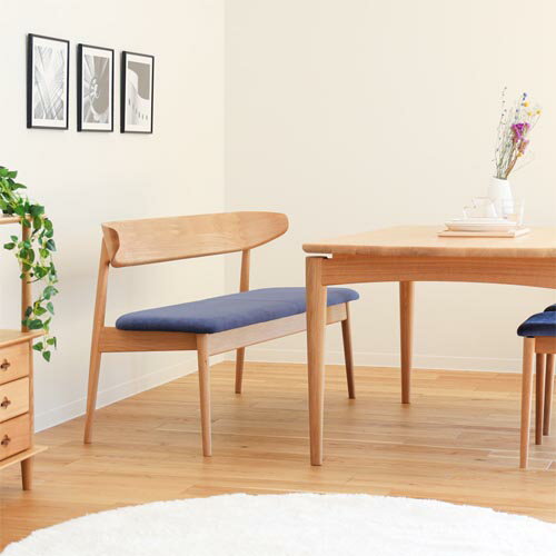 飛騨家具 HIDA 飛騨産業 SEOTO セオト ベンチ 国産家具 無垢 ベンチ オーク ウォールナット 布地 合成..