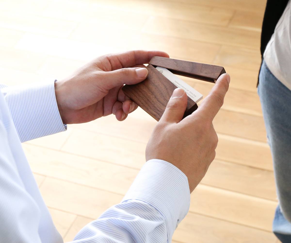 旭川クラフト 丹野製作所 磁石式名刺ケース