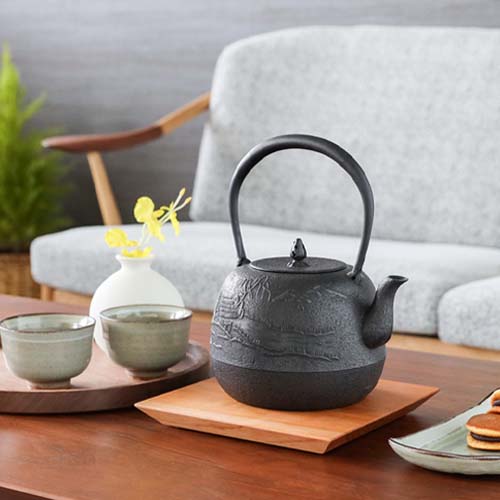 南部鉄器 薫山工房(くんざんこうぼう)棗型 ガス&IH使用可【送料込み】