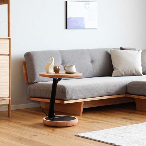 各地の名工房 MASTERWAL マスターウォール Blueprint ブループリント サイドテーブル 国産家具 無垢 サイドテーブル 北海道ナラ レッドオーク ウォールナット チェリー