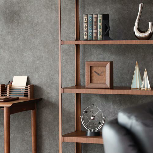 飛騨家具 MOARE モアレ ライトクロック 国産クラフト 木製 置き時計 ウォールナット