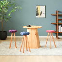 大川家具 酒見椅子店 monaca stool モナカスツール ハイ 国産家具 無垢 スツール カウンターチェア オーク ウォールナット 布地