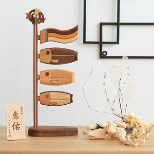旭川クラフト sasaki ササキ工芸 木製鯉のぼり 国産クラフト 木製 五月人形 コンパクト モダン