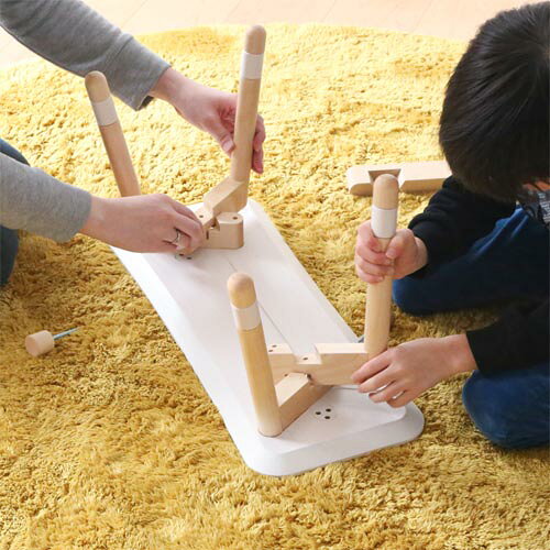 旭川家具 WOW ワオ PALAPELI パラペリ ベンチ 国産家具 無垢 こども家具