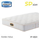 シモンズ マットレス プレミアム ゴールデンバリュー SD AA21223 セミダブル SIMMONS
