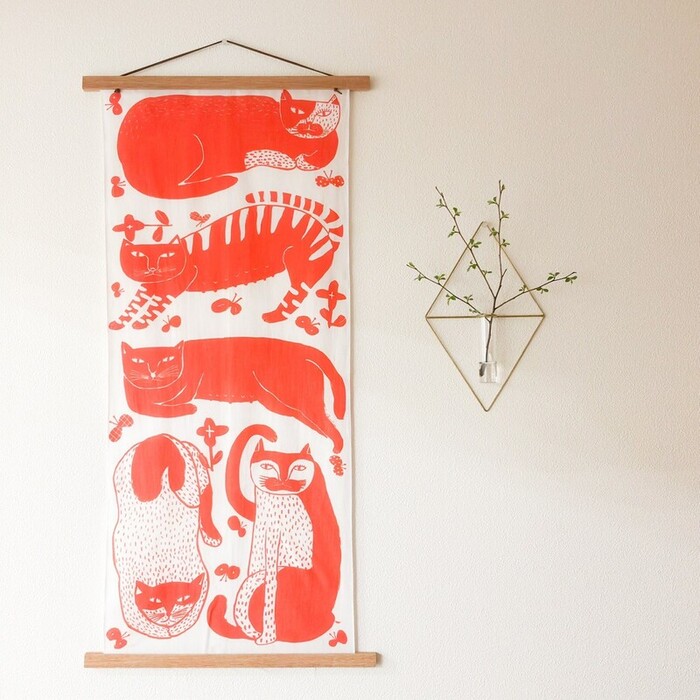 emoemo エモエモ 手ぬぐい ねこ【EMTC1】 1枚単位 製品 全4色 35cm幅 長さ82cm