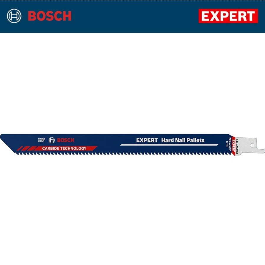 【まとめ買いで2000円引き】 BOSCH (ボッシュ) セーバーソーブレード S1122CHM 超硬 木材＆金属 木質パレット解体用 1本 / 10本