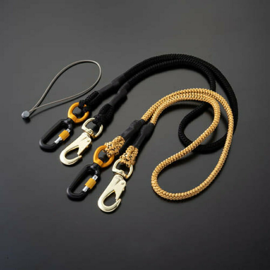 【まとめ買いで最大2000円引き】 フジ矢 黒金 ロック付き セーフティーコード 5kg FSC-5BK-SR / FSC-5GD-SR 工具落下防止 FUJIYA KUROKIN