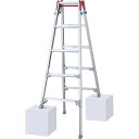 【最大2000円引き お得なおまとめ買いキャンペーン】 ハセガワ RYZ-15d 脚伸縮兼用脚立 5尺 ワンタッチバー 5段 天板高さ1.31~1.63m シルバー はしご兼用脚立 アルミ製 作業用脚立 長谷川工業