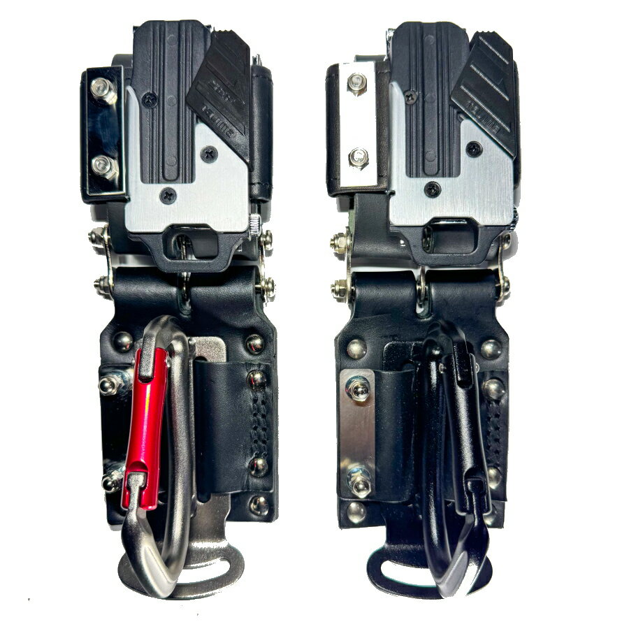 KNICKS × Tajima × HOOKs チェーンタイプ金属セフ カラビナ ホルダーセット マットブラック KB-3SE-MBMB / メタリックレッド KB-3SE-CGRE カラビナカラー別注仕様 ニックス タジマ フック巣 メタルセフ採用 限定色