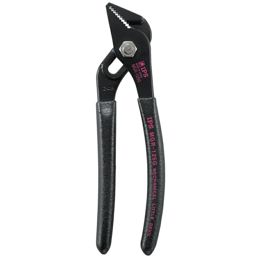 Rakuten - IPS IPS PLIERS メカニカル リトルデビル MGR-125G コンパクト プライヤー 130mm 4段階調整 最大口開き16mm 軽量70g 狭所作業 ネジ締め 配線作業 五十嵐プライヤー