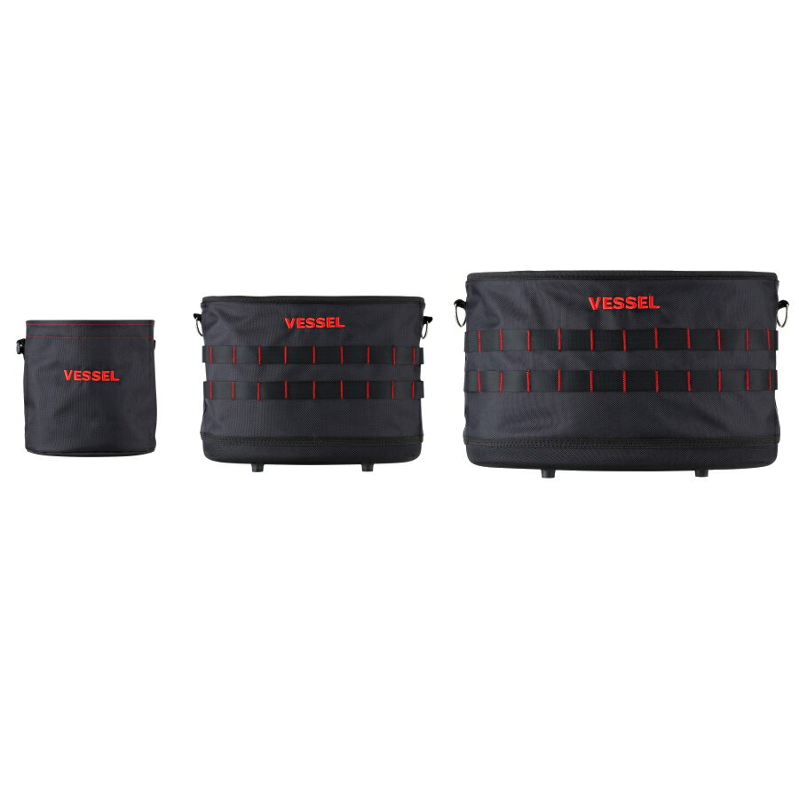 VESSEL (ベッセル) タフフィットバケツ TBK‐200 / TBK-300 / TBK-400 電工バケツ フック付き 工具入れ 脚立工具バッグ