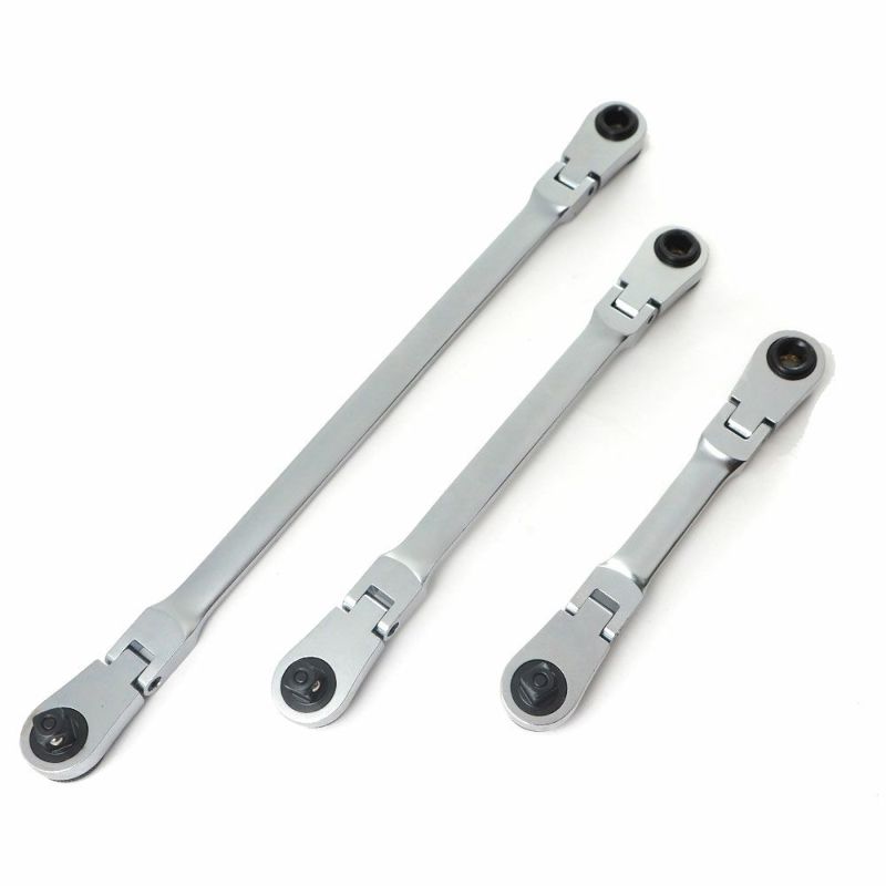 Rakuten - WIT 1/4dr 首振りラチェットレンチ 3本セット 5001452 WIT-it-RW3 フレックスラチェット 72ギア プッシュリリース 1/4スクエア 1/4ビット対応 ショート ミドル ロング セット 工具
