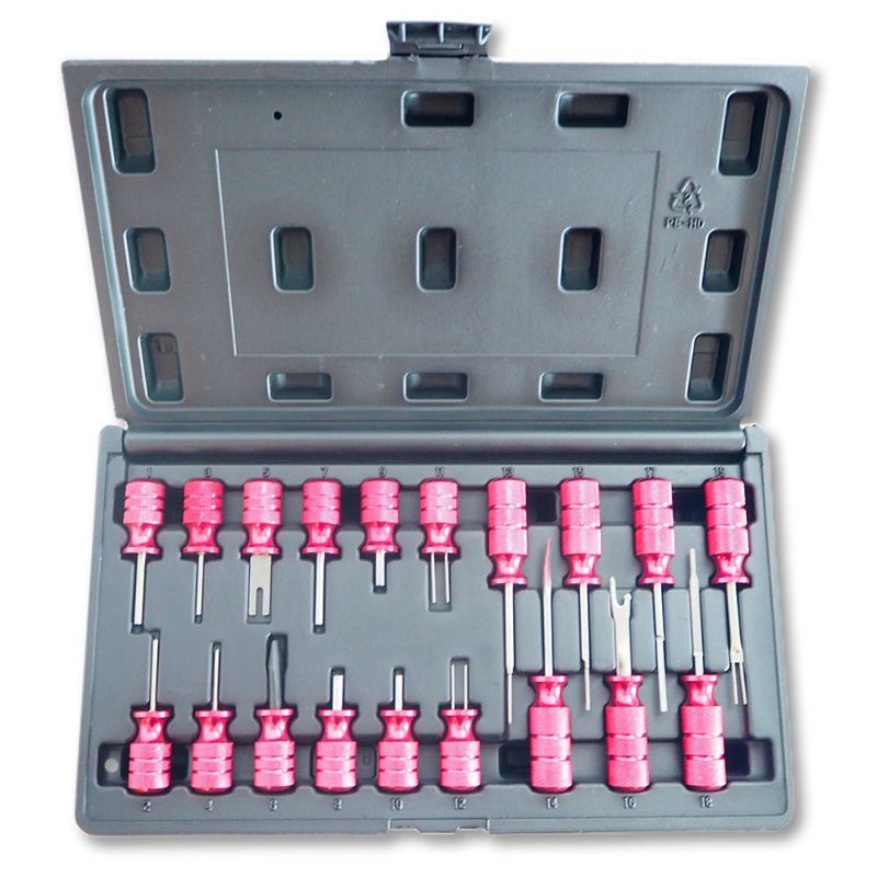 WIT 19Pcs コネクターリムーバーセット 5017844 KD1203 電設工具 電気工事 配線 オーディオ