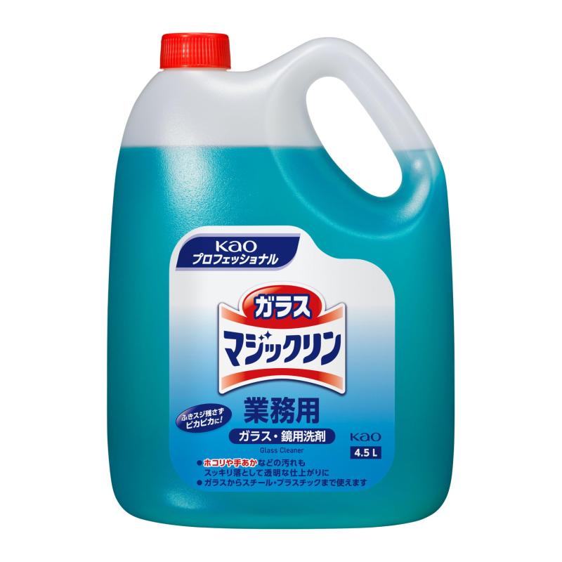 乐天商城 - 花王(Kao) 大容量 ガラスマジックリン 4.5L 業務用 ガラスクリーナー プロフェッショナル・サービス