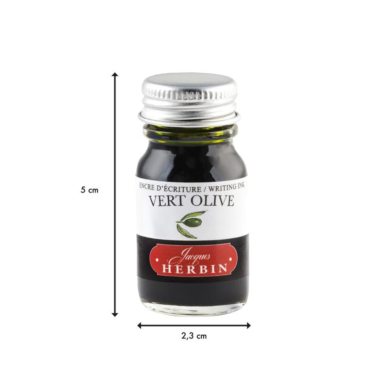 エルバン(Herbin) トラディショナル インクl 10ml オリーブグリーン hb11536 染料 ...