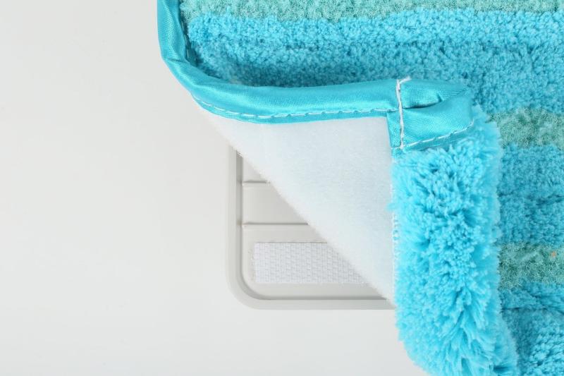 山崎産業(Yamazaki Sangyo) フロアワイパー 水拭き用 マイクロファイバー ウェットモップ 交換用 スペア F.Labo フロアラボ 30cm幅 182251