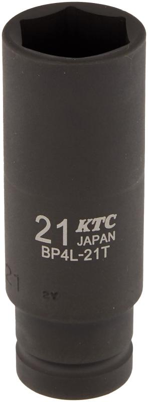 乐天商城 - 京都機械工具(KTC) 12.7mm (1/2インチ) インパクトレンチ ソケット (ディープ薄肉) 21mm BP4L21TP