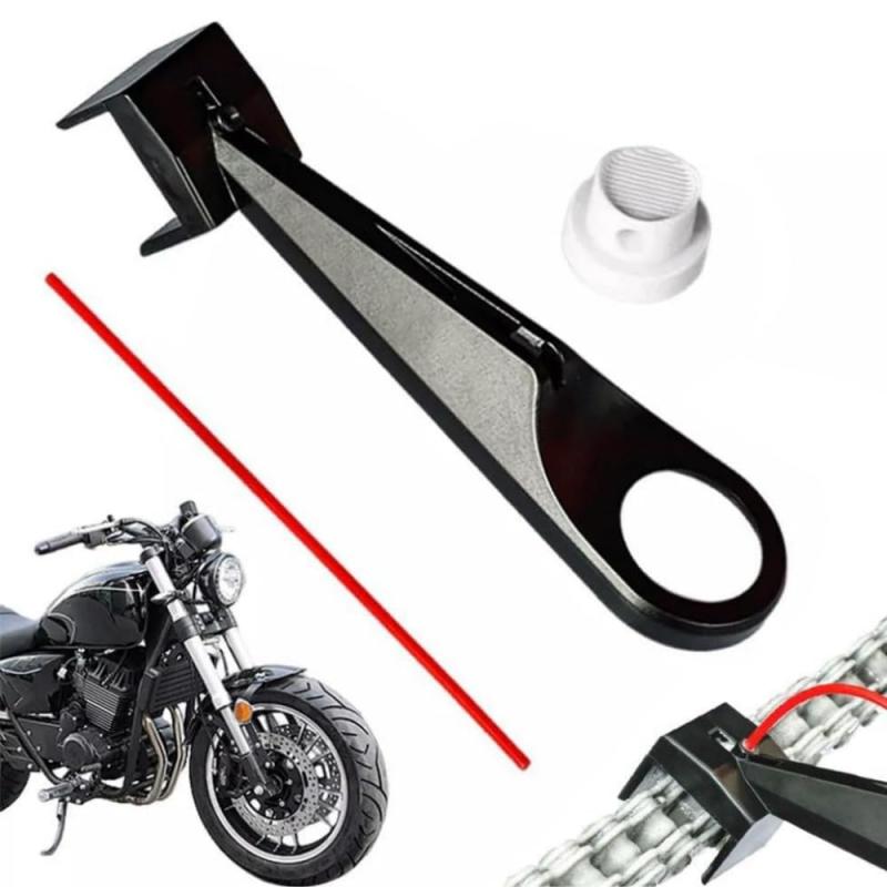 バイクチェーンオイラー オートバイチェーンルブアプリケーター バイク用チェーン潤滑剤 チェーン潤滑アプリケーター バイクチェーンオイルツール 多機能チェーンルブリケーター