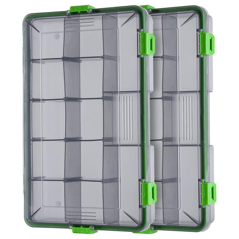 ルアーケース 大容量 釣り具 収納ケース 海釣り 淡水 フィッシング 収納ボックス タックルボックス 釣具 2個セット