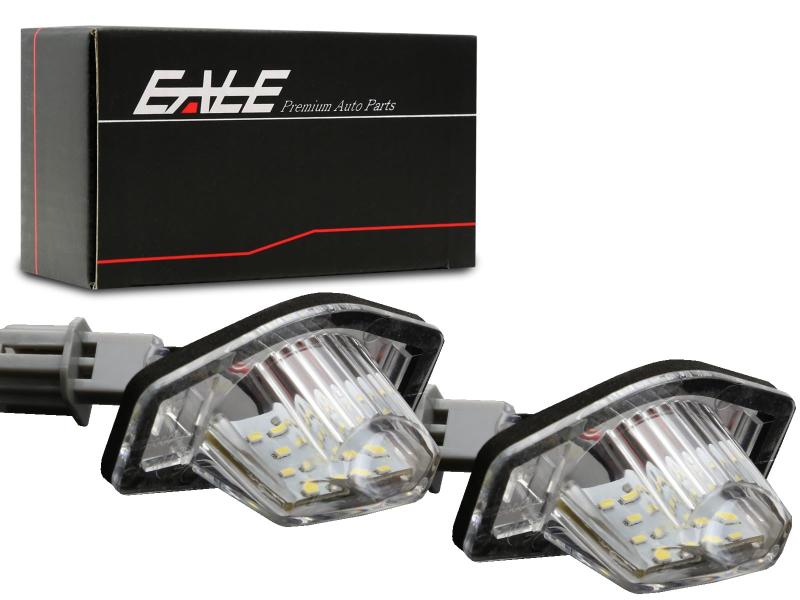 LED ライセンスランプ ホンダ用 RB1/RB2/RB3/RB4 オデッセイ RF/RG/RK ステップワゴン ナンバー灯 適合多数 R-153-ALED ライセンスランプ 純正LED仕様車はコネクタ形状が異なるため、配線配線加工が必要です。既存の純正ランプと交換するだけの車種別専用設計のライセンスランプ　高輝度の3528SMDを18基内蔵し、純正ランプやバルブ交換等と比べ、ナンバー廻りを明るく照らします。 色温度も6500Kと限りなく純白に仕上げました色温度：約6500K　拡散クリアレンズ採用2個入り ランプが1個の車輌は1個余ります。GKフィット、RUヴェゼル等、純正LEDの車輌へは取り付けできません。コネクタ形状が異なりますで取り付けには配線加工が必要です。
