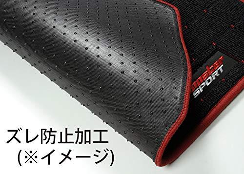TER SPORT フロアマット ランサーEvo7~9/ランサーエボリューション7-9MR[CT9A/CT9W]用 EVO7 EVO8 EVO9 ブラック×レッド 310