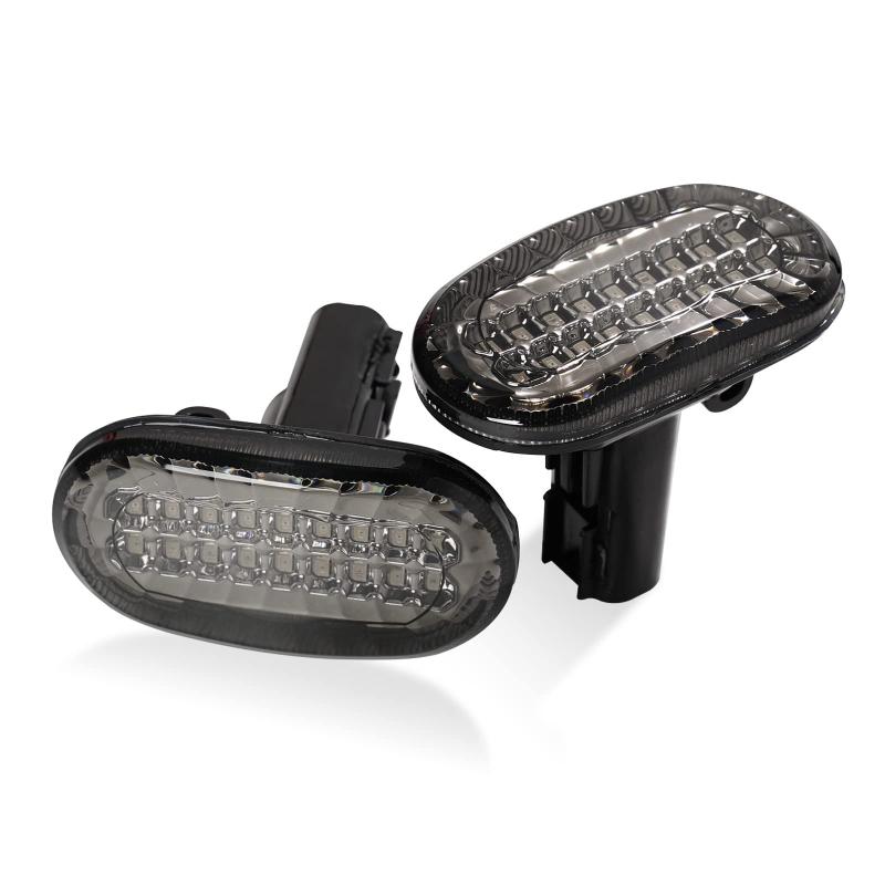 Rakuten - スズキ ジムニー JB64W ジムニーシエラ JB74W型 LEDサイドウィンカー サイドマーカー 流れるウィンカー機能 JIMNY SIERRA H30.7～ 3030SMDチップ 高輝度 スモークレンズ ハイフラ防止 装着簡単 ア