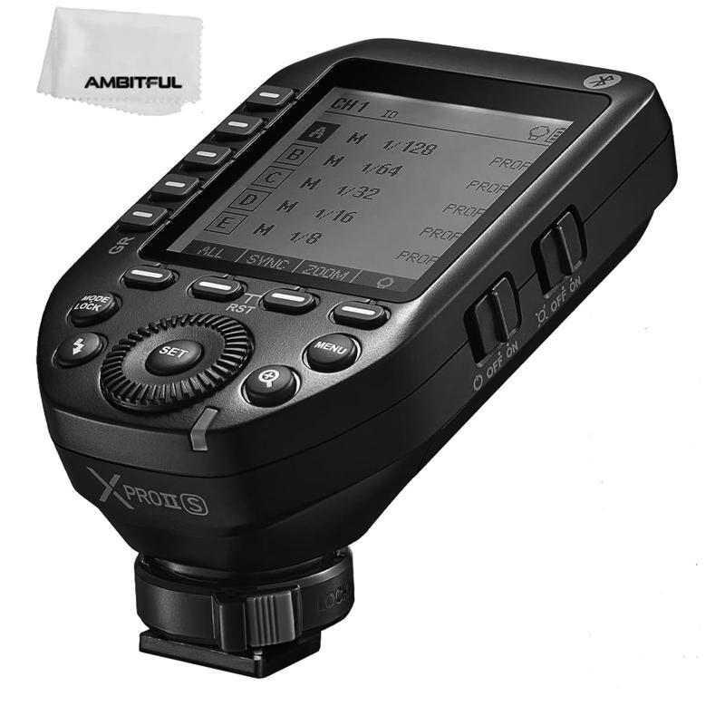 正规 XProII-S TTL 2.4G ワイヤレス高速同期 1/8000s ワイヤレスフラッシュトリガー Xシステム LCDスクリーSony カメラ用